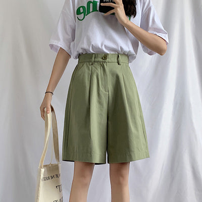 Shorts Anchos de Cinco Puntos con Corte Relajado - Image 8