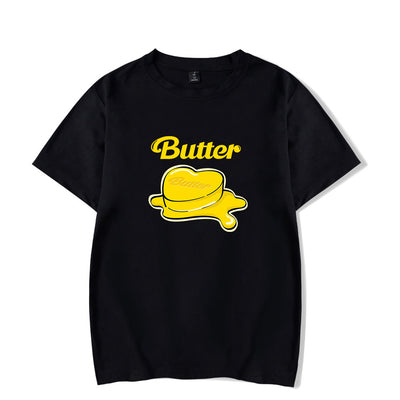 Camiseta Butter Butter Loose de Algodón para Hombre y Mujer - Image 14