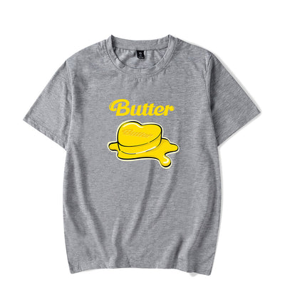 Camiseta Butter Butter Loose de Algodón para Hombre y Mujer - Image 17