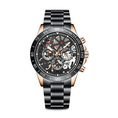 Reloj de Cuarzo para Hombre con Diseño Hueco Moderno - Image 11