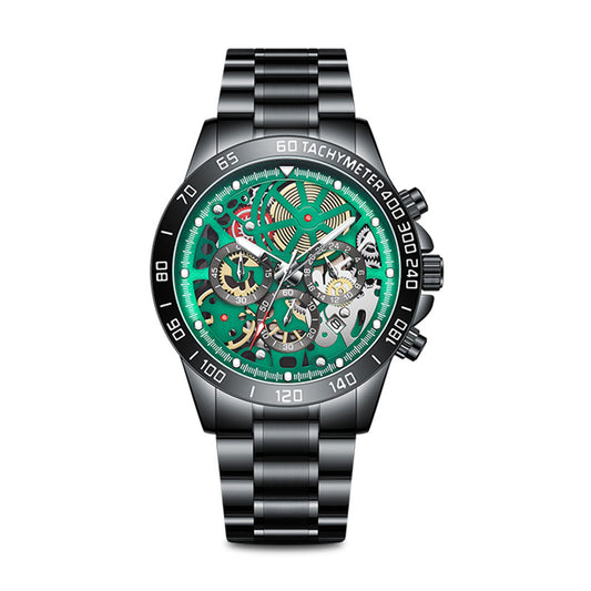 Reloj de Cuarzo para Hombre con Diseño Hueco Moderno