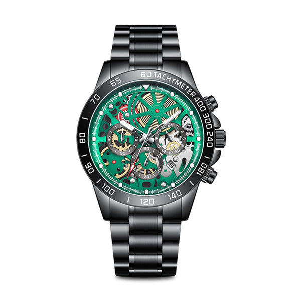 Reloj de Cuarzo para Hombre con Diseño Hueco Moderno