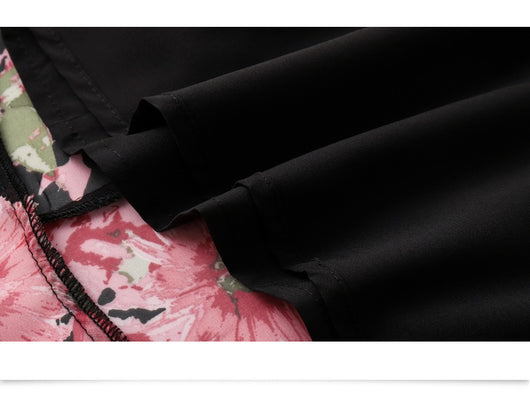 Falda Estilo Coreano Estampada de Cintura Alta con Cordones - Image 12