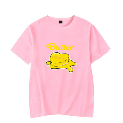 Camiseta Butter Butter Loose de Algodón para Hombre y Mujer - Image 3