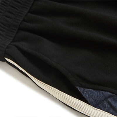 Pantalones Cortos Casuales para Hombre con Detalles de Costura Bordada - Image 9