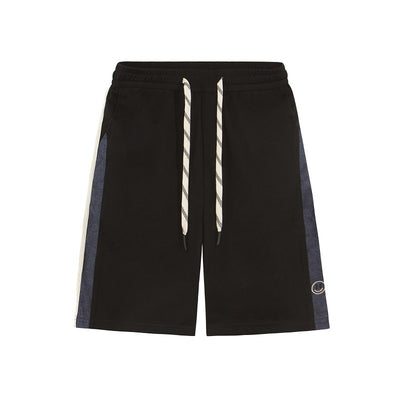 Pantalones Cortos Casuales para Hombre con Detalles de Costura Bordada
