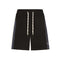 Pantalones Cortos Casuales para Hombre con Detalles de Costura Bordada