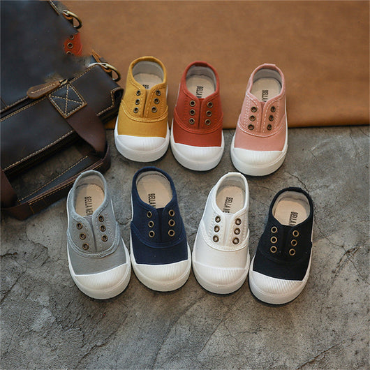 Zapatos de Lona para Niños y Niñas - Suela Resistente y Cómoda