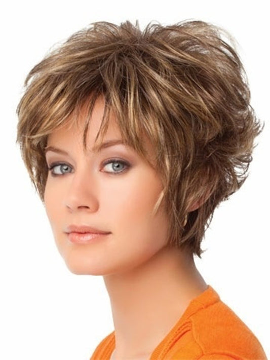 Peluca Corta Rizada Mujer Cabello Natural Voluminoso - Image 2