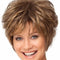 Peluca Corta Rizada Mujer Cabello Natural Voluminoso