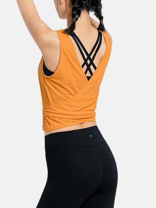 Top Deportivo Mujer Sin Mangas - Blusa Yoga Ajustada Transpirable - Image 9