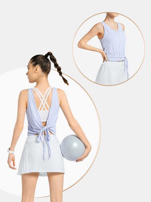 Top Deportivo Mujer Sin Mangas - Blusa Yoga Ajustada Transpirable - Image 10