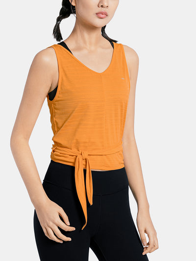 Top Deportivo Mujer Sin Mangas - Blusa Yoga Ajustada Transpirable