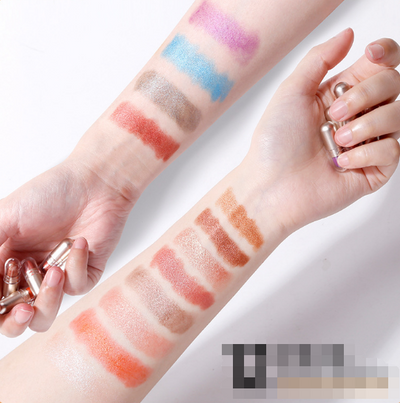 Paleta de Sombras Glitter Nacaradas Resistentes al Agua con Efecto Polarizado - Image 4