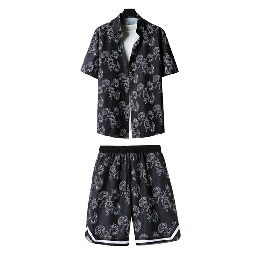 Traje de Verano para Hombre Elegante de Tres Piezas con Bermudas - Image 8