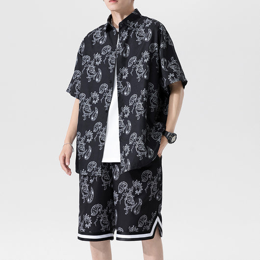 Traje de Verano para Hombre Elegante de Tres Piezas con Bermudas - Image 3