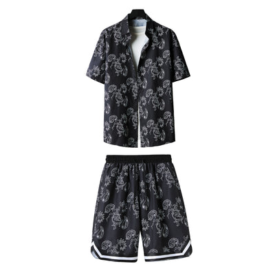 Traje de Verano para Hombre Elegante de Tres Piezas con Bermudas - Image 5