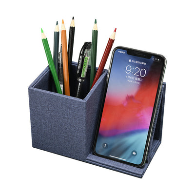 Organizador de Escritorio con Cargador Inalámbrico y Soporte para Bolígrafos - Image 9