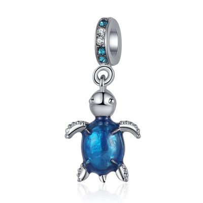Pulsera de Encanto Rojo Viral con Colgante Azul Océano - Image 41