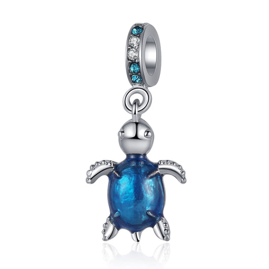 Pulsera de Encanto Rojo Viral con Colgante Azul Océano - Image 17