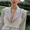 Chaleco Envolvente de Perlas para Mujer - Abrigo Exterior Versátil
