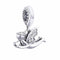 Dije Amor Angelical en Plata S925