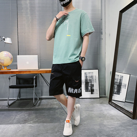 Camiseta Hombre Hip-hop Estilo Coreano Manga Corta Suelta y Casual - Image 13