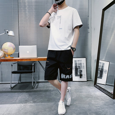 Camiseta Hombre Hip-hop Estilo Coreano Manga Corta Suelta y Casual - Image 3