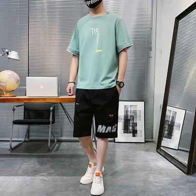 Camiseta Hombre Hip-hop Estilo Coreano Manga Corta Suelta y Casual - Image 6