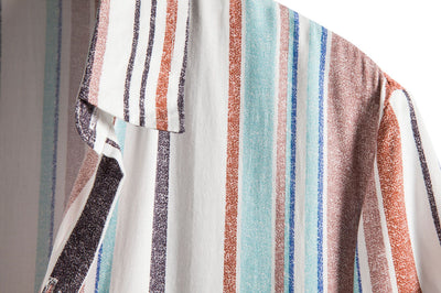 Camisa Casual de Hombre Estampada con Cuello Solapa - Image 11