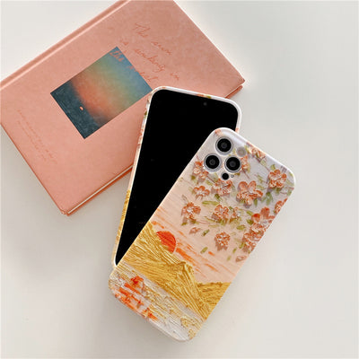 Funda para iPhone con Paisaje al Óleo Atardecer - Image 9