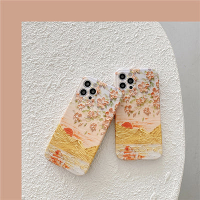 Funda para iPhone con Paisaje al Óleo Atardecer - Image 7