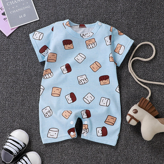 Pijama Enterizo para Bebé con Estampado - Manga Corta - Image 8