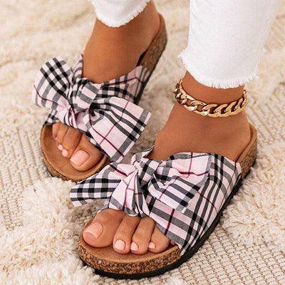 Sandalias Planas con Moño para Mujer - Estampado Leopardo y Soporte Ergonómico - Image 6