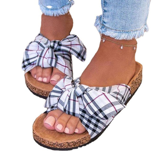Sandalias Planas con Moño para Mujer - Estampado Leopardo y Soporte Ergonómico - Image 11