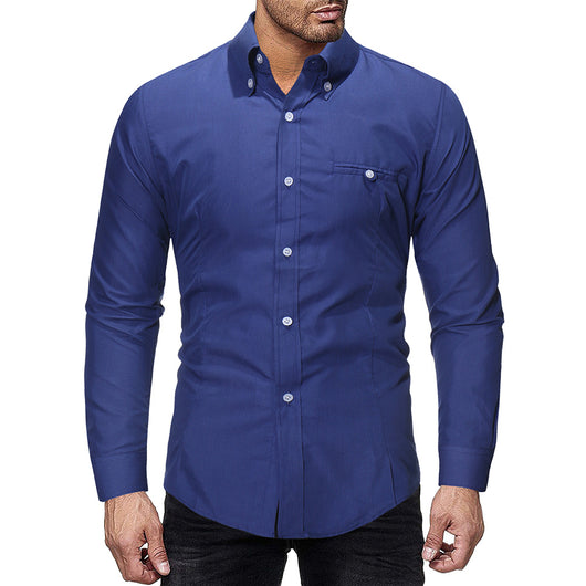 Camisa Ejecutiva Slim Cuello Puntiagudo para Hombre - Image 3