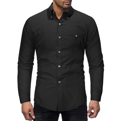 Camisa Ejecutiva Slim Cuello Puntiagudo para Hombre