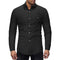 Camisa Masculina Executiva Slim Gola Pontuda