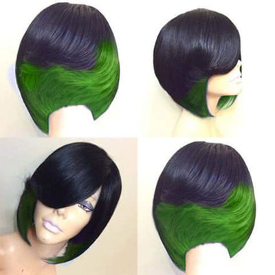 Peluca Degradado de Color Cabello Corto y Liso - Image 9
