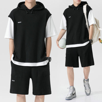 Conjunto Deportivo de Verano: Sudadera con Capucha y Pantalón Corto para Hombre - Image 10