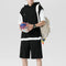 Conjunto Deportivo de Verano: Sudadera con Capucha y Pantalón Corto para Hombre