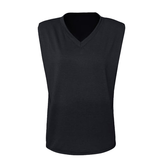 Blusa Escotada con Hombreras sin Mangas - Image 8