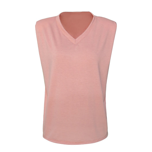 Blusa Escotada con Hombreras sin Mangas - Image 5