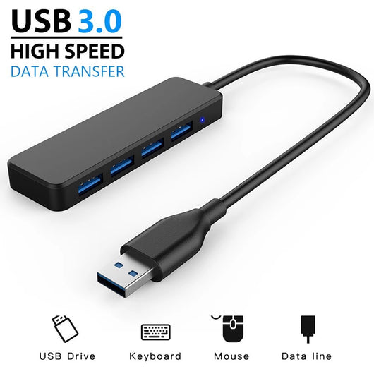 Concentrador USB 3.0 de 4 Puertos Ultra Delgado - Image 2