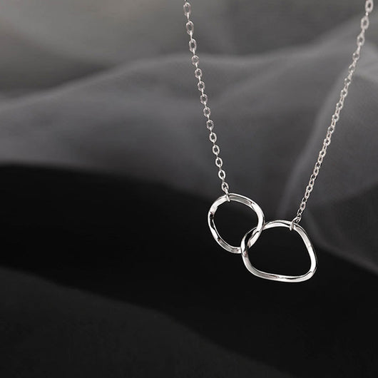 Collar de Plata Esterlina 925 Cuadrado Irregular para Mujer - Image 6