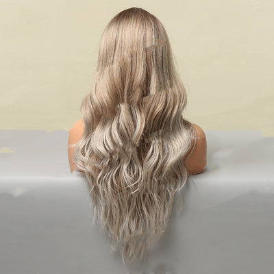 Peluca Larga Rizada sin Flequillo - Cabello Sintético Premium - Image 4