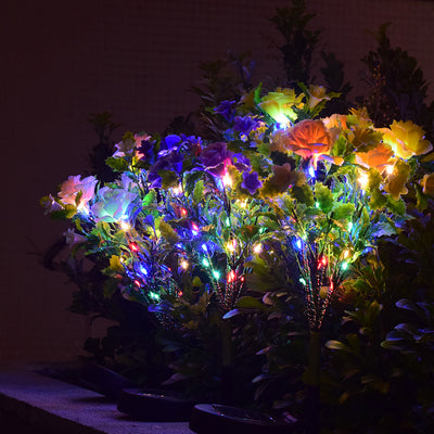 Lámpara Solar LED Decorativa Impermeable para Jardín - Luz Floral Exterior - Image 9