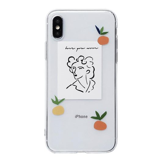 Funda iPhone Retro Art Portrait - Compatible con iPhone 12, 11, XR, XS Max y 8 Plus - Image 9