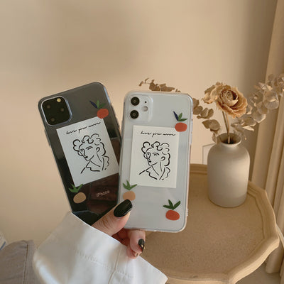 Funda iPhone Retro Art Portrait - Compatible con iPhone 12, 11, XR, XS Max y 8 Plus - Image 6