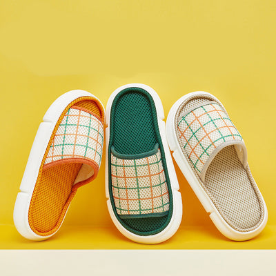 Sandalias y Pantuflas Silenciosas de Madera - Suela Suave para Pisos